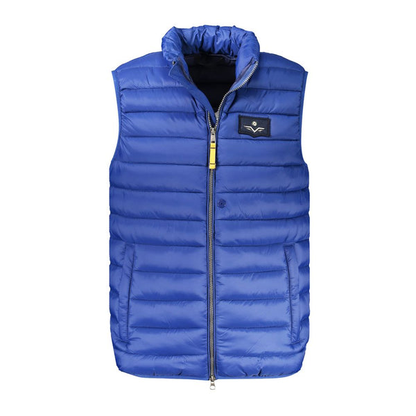 Blue Polyamide Men Jacket Armata Di Mare