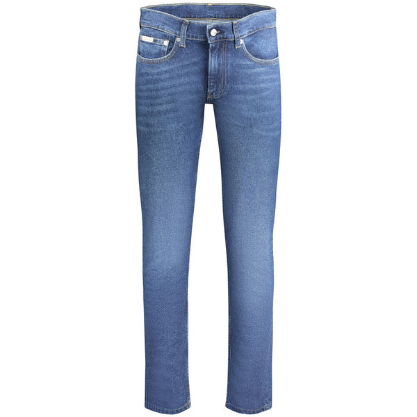Blue Cotton Men Jeans Calvin Klein