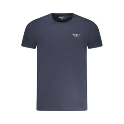 Blue Cotton Men T-Shirt Pepe Jeans