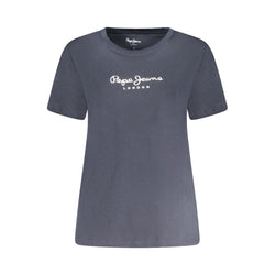 Blue Cotton Women T-Shirt Pepe Jeans
