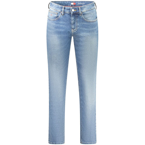 Blue Cotton Men Jeans Tommy Hilfiger