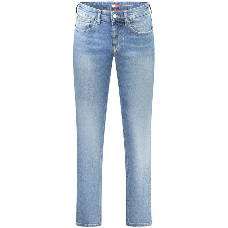 Blue Cotton Men Jeans Tommy Hilfiger