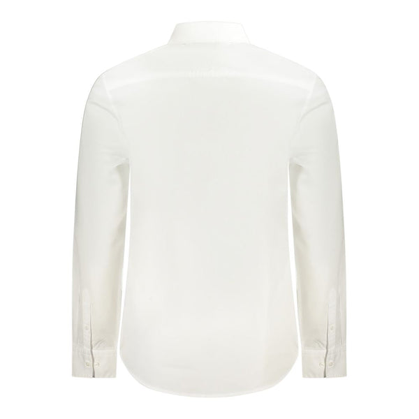 White Cotton Shirt Calvin Klein