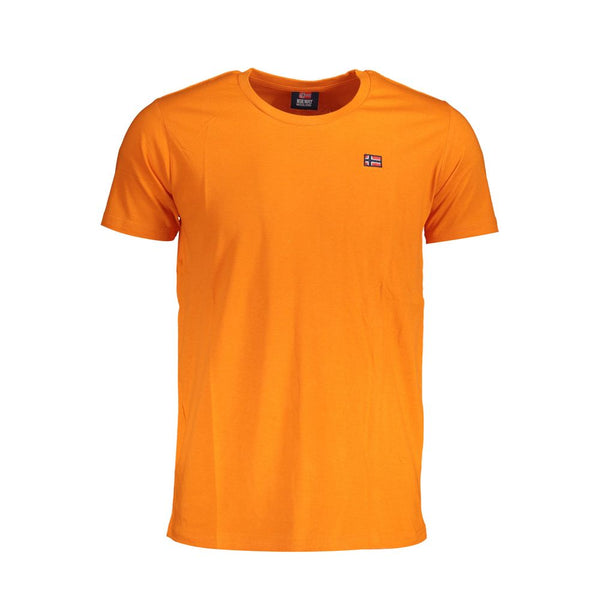 Orange Cotton Men T-Shirt Norway 1963