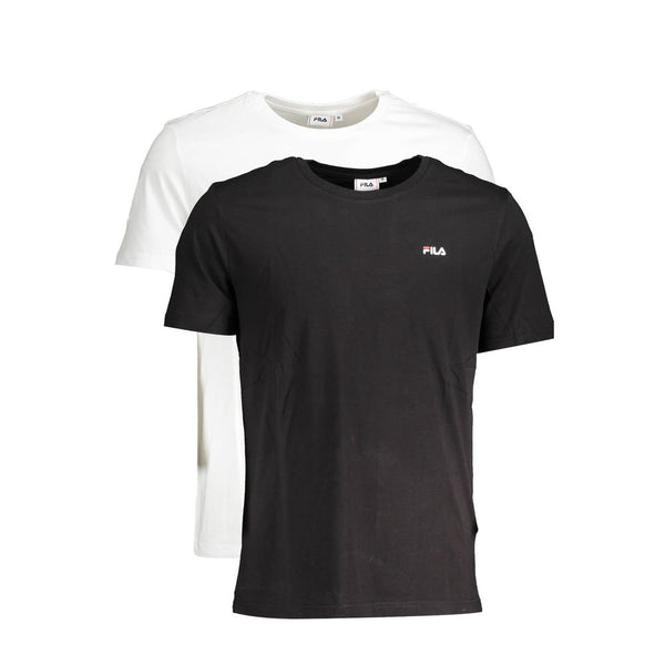 White Cotton Women T-Shirt Fila