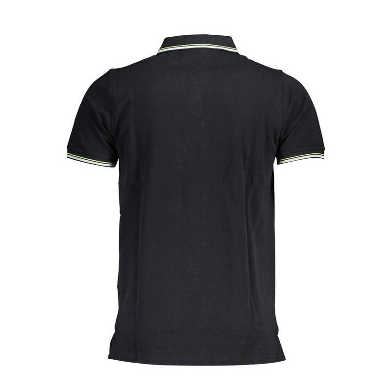 Black Cotton Men Polo Shirt Norway 1963