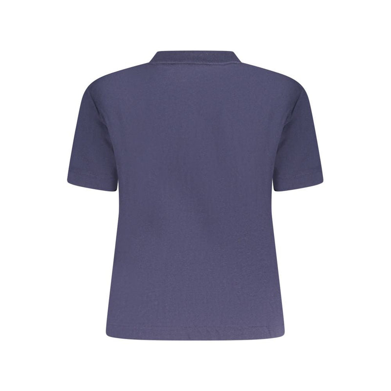 Blue Cotton Women T-Shirt Calvin Klein