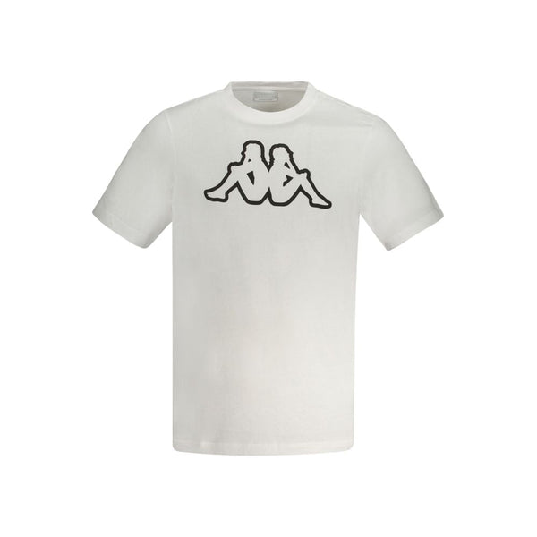 White Cotton Men T-Shirt Kappa