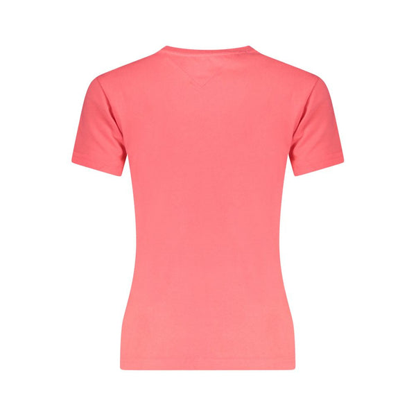 Pink Cotton Women T-Shirt Tommy Hilfiger
