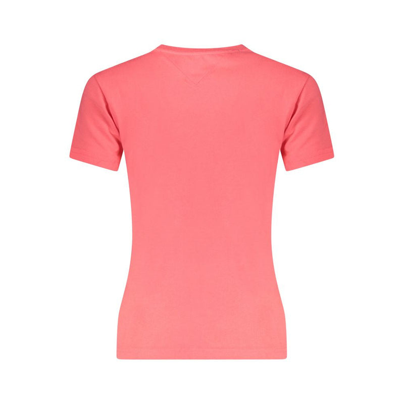 Pink Cotton Women T-Shirt Tommy Hilfiger