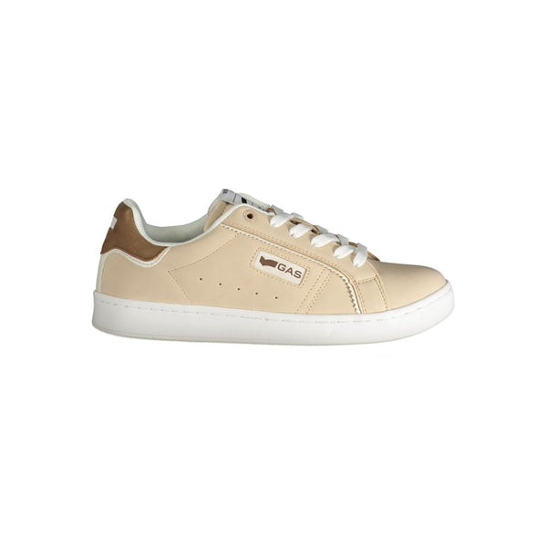 Beige Polyester Women Sneaker Gas