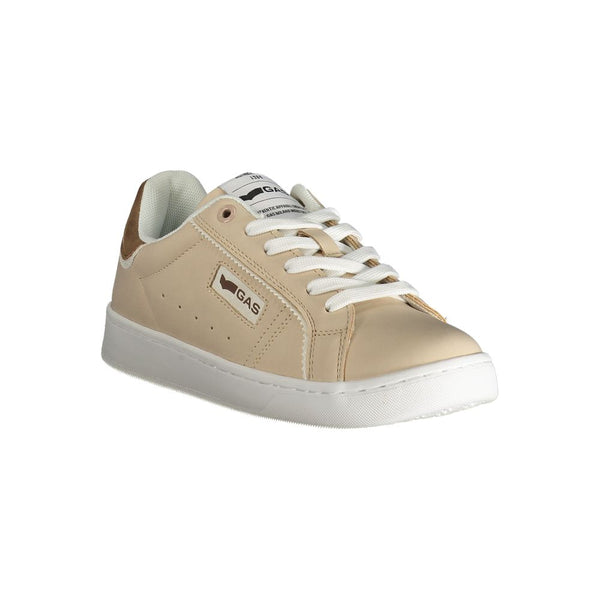 Beige Polyester Women Sneaker Gas