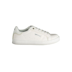 White Polyester Women Sneaker Gas