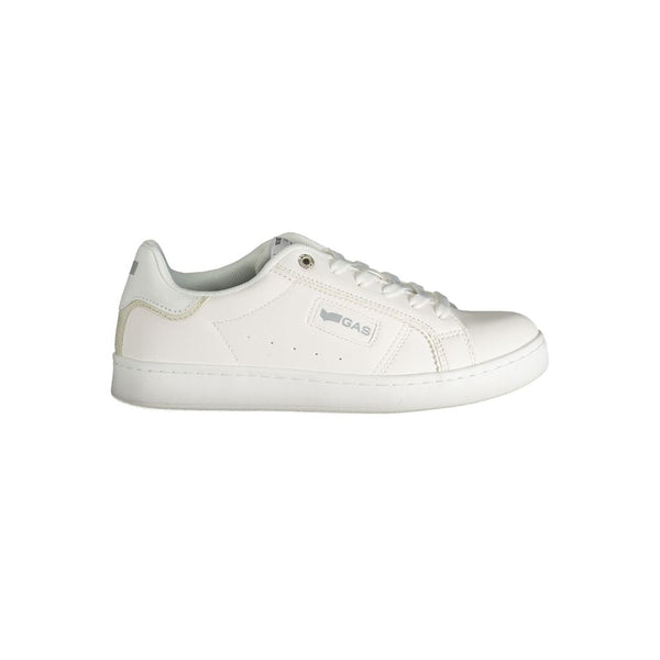 White Polyester Women Sneaker Gas