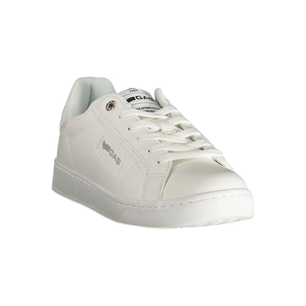White Polyester Women Sneaker Gas