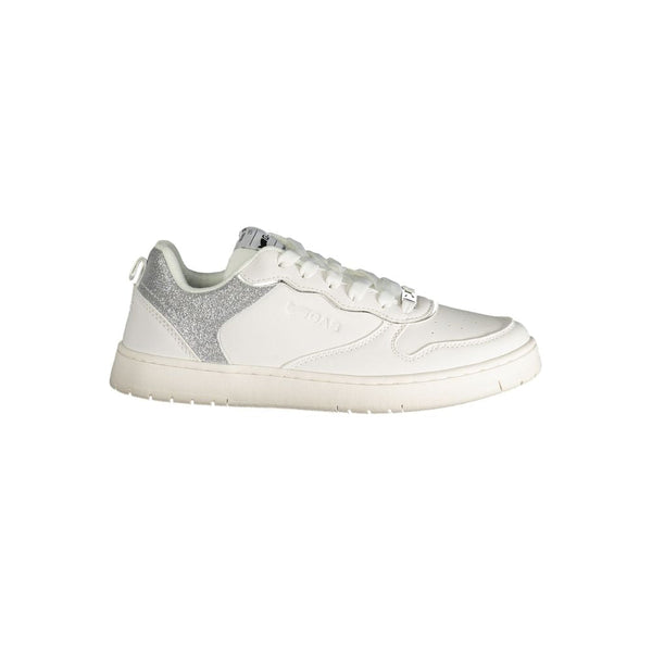 White Polyester Women Sneaker Gas