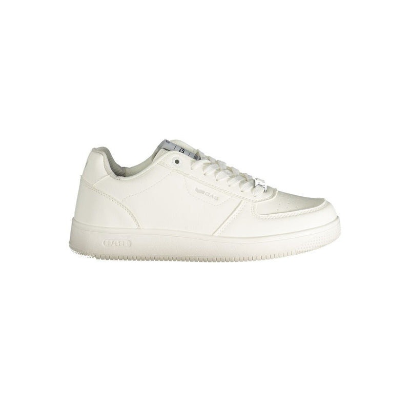 White Polyester Women Sneaker Gas