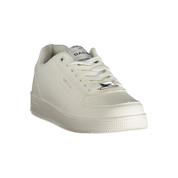 White Polyester Women Sneaker Gas