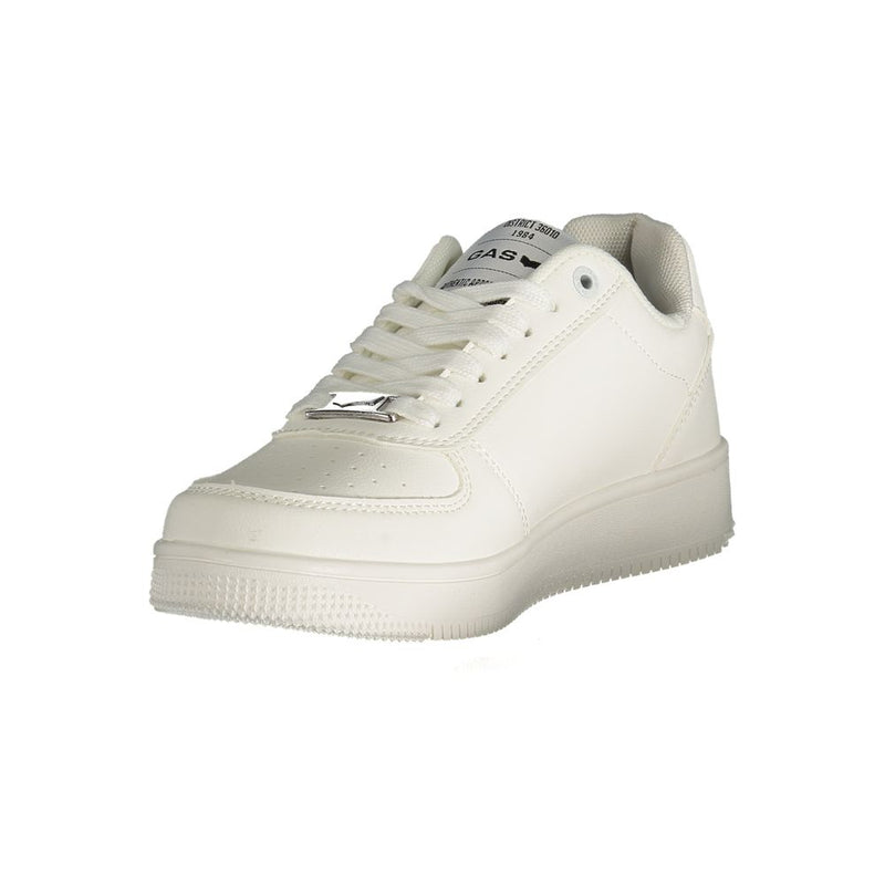White Polyester Women Sneaker Gas