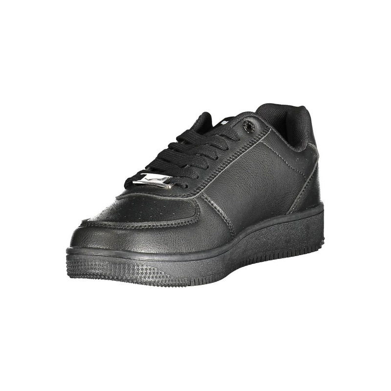 Black Polyester Women Sneaker Gas