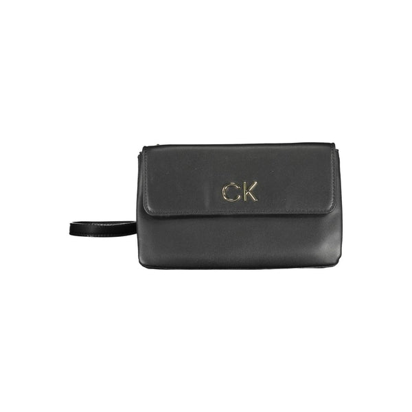 Black Polyester Handbag Calvin Klein