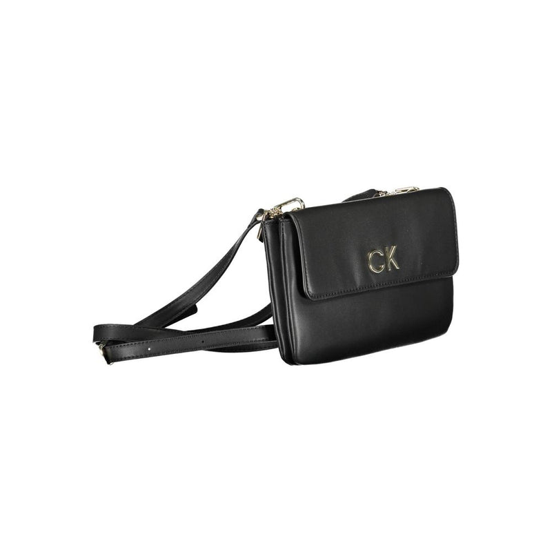 Black Polyester Handbag Calvin Klein
