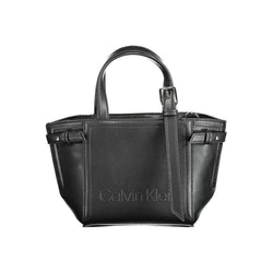 Black Polyester Handbag Calvin Klein