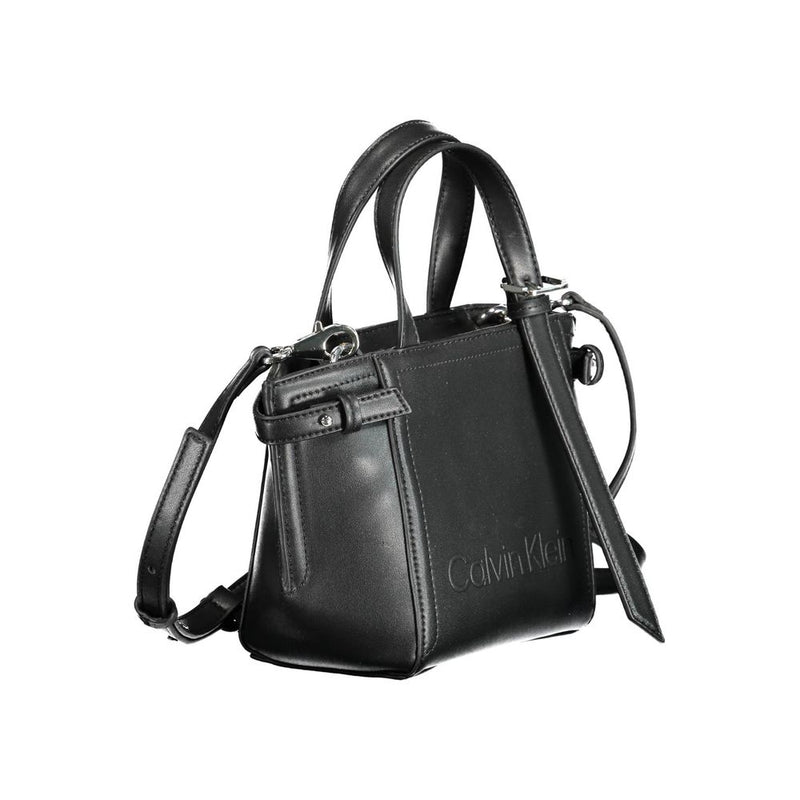 Black Polyester Handbag Calvin Klein