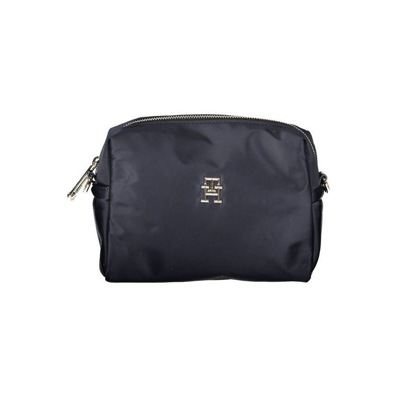 Blue Polyester Handbag Tommy Hilfiger