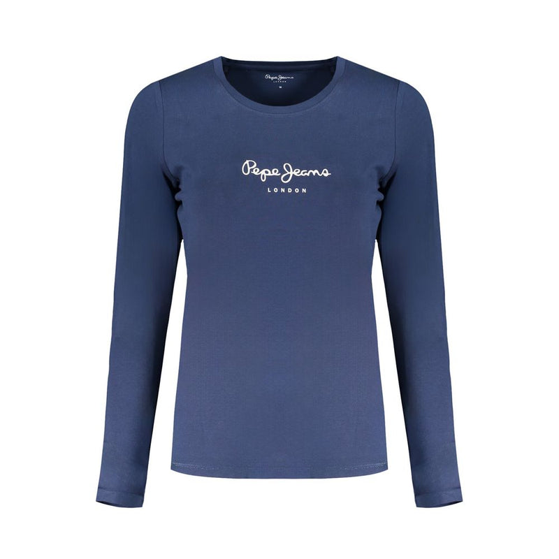 Blue Cotton Tops & T-Shirt Pepe Jeans