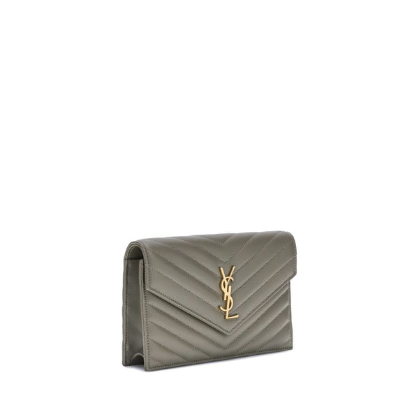 Wallet with shoulder strap Saint Laurent