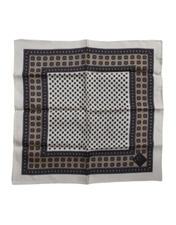 Multicolor Patterned Square Men Foulard Scarf Dolce & Gabbana