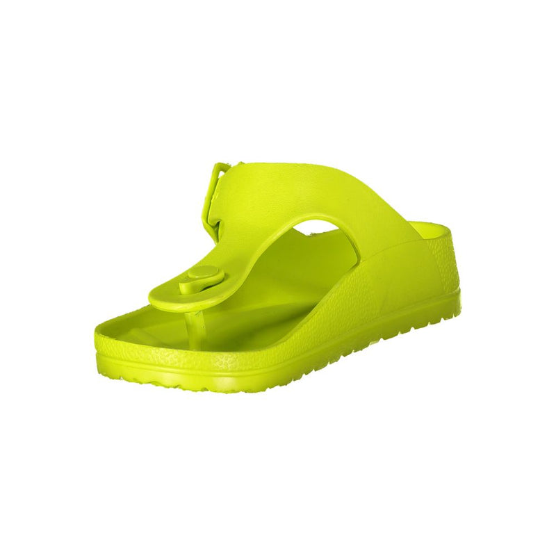 Yellow Plastic Women Sandal Norway 1963