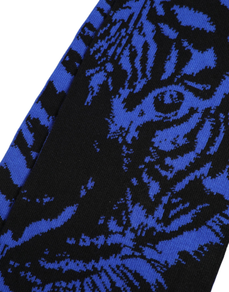 Blue Black Logo Neck Warmer Wrap Shawl Scarf Dolce & Gabbana
