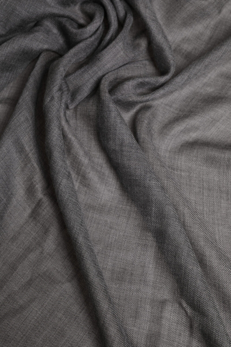 Gray Logo Print Neck Warmer Wrap Shawl Scarf Dolce & Gabbana