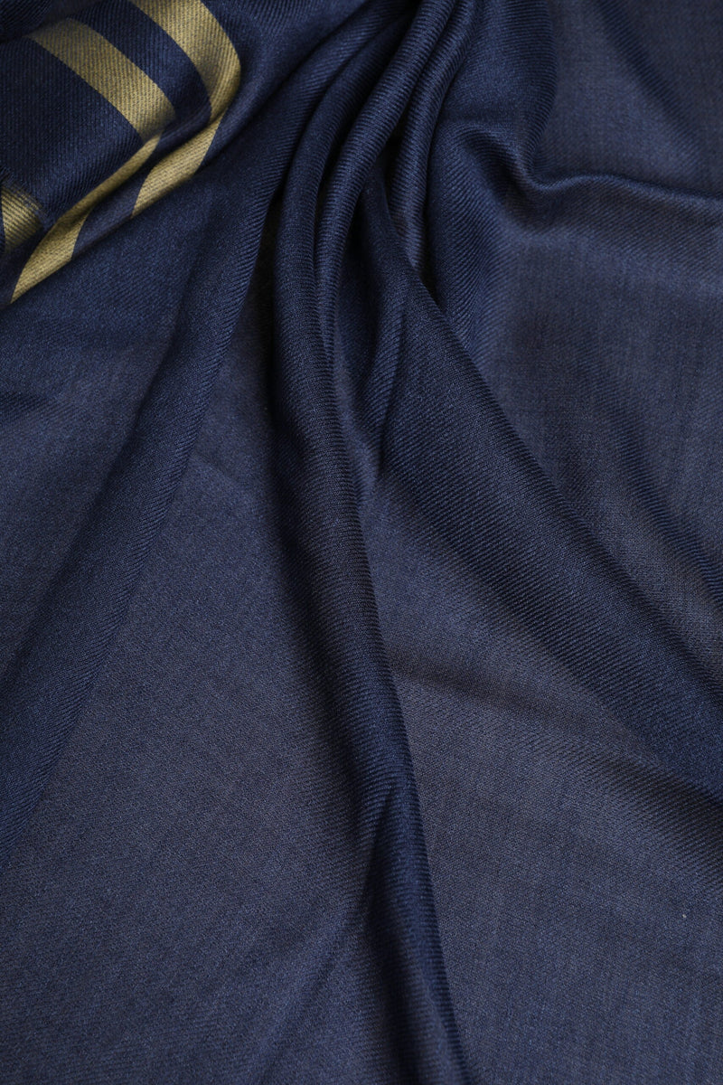 Blue Cashmere Neck Warmer Wrap Shawl Scarf Dolce & Gabbana