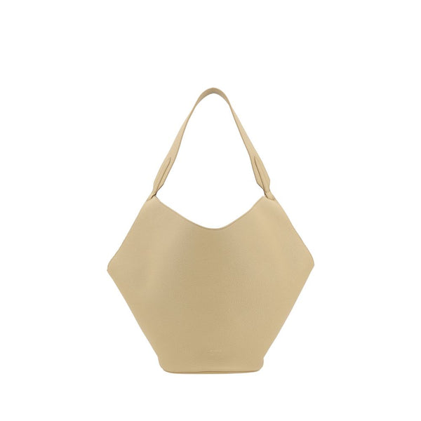 Lotus small leather Shoulder Bag Khaite