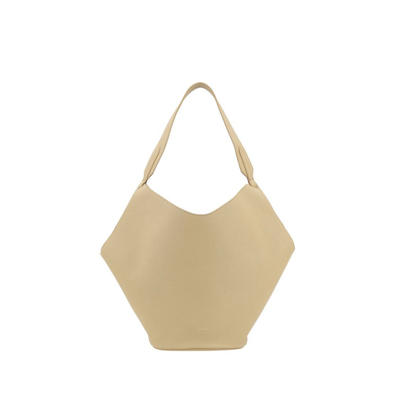 Lotus small leather Shoulder Bag Khaite