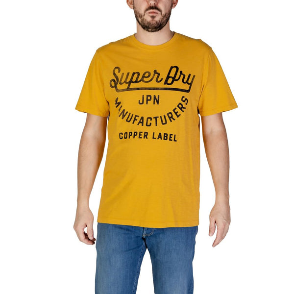 Orange Cotton T-Shirt Superdry