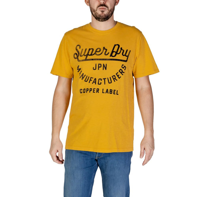 Orange Cotton T-Shirt Superdry