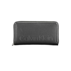 Black Polyethylene Wallet Calvin Klein