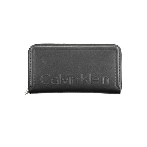 Black Polyethylene Wallet Calvin Klein