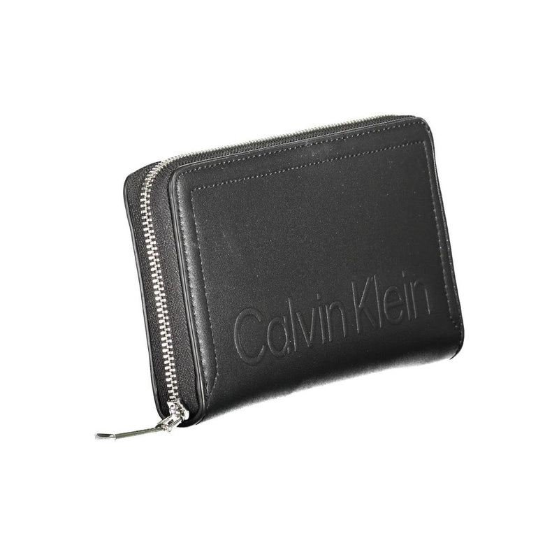 Black Polyethylene Wallet Calvin Klein