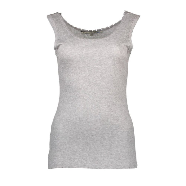 Gray Viscose Women Top Silvian Heach