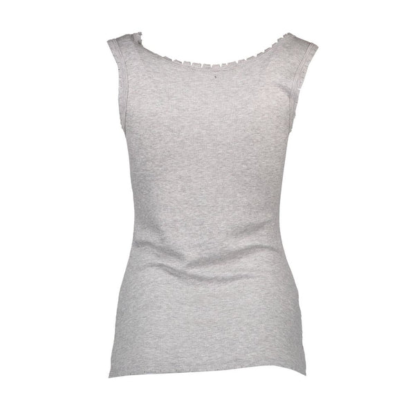 Gray Viscose Women Top Silvian Heach