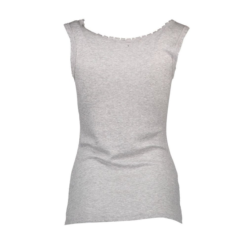 Gray Viscose Women Top Silvian Heach