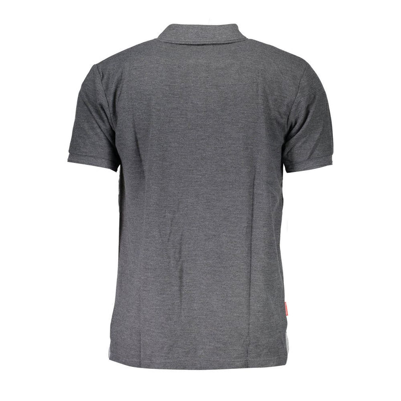Gray Cotton Polo Shirt Slazenger