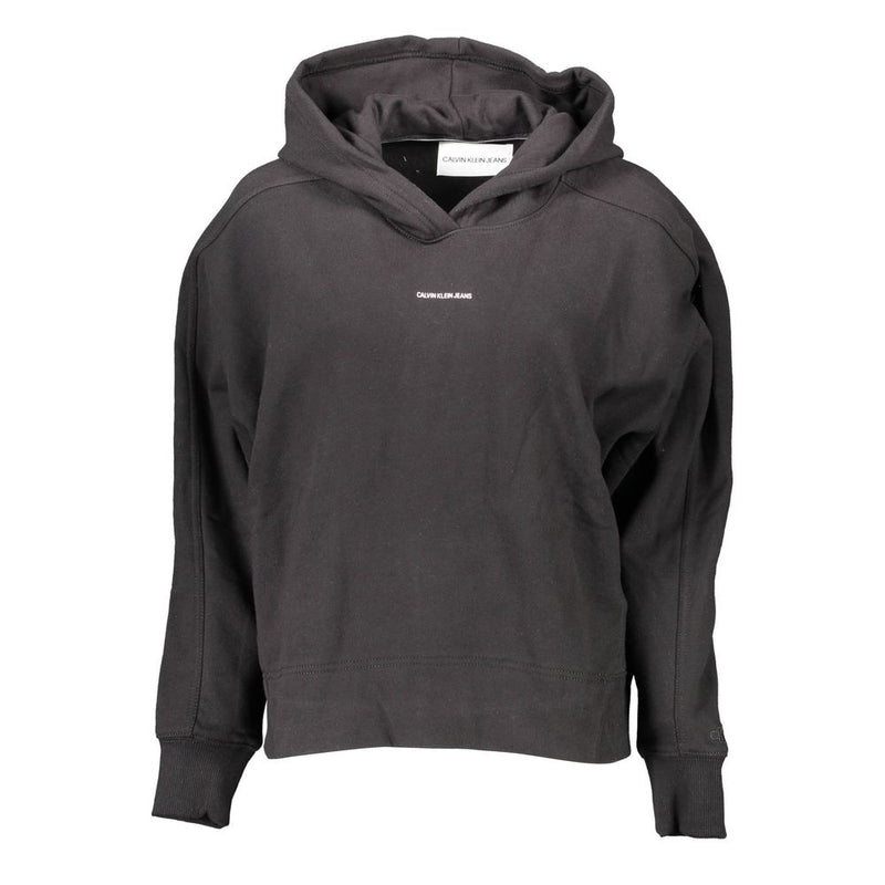 Black Cotton Women Sweater Calvin Klein
