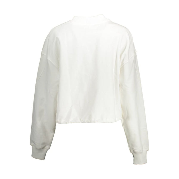 White Cotton Women Sweater Calvin Klein