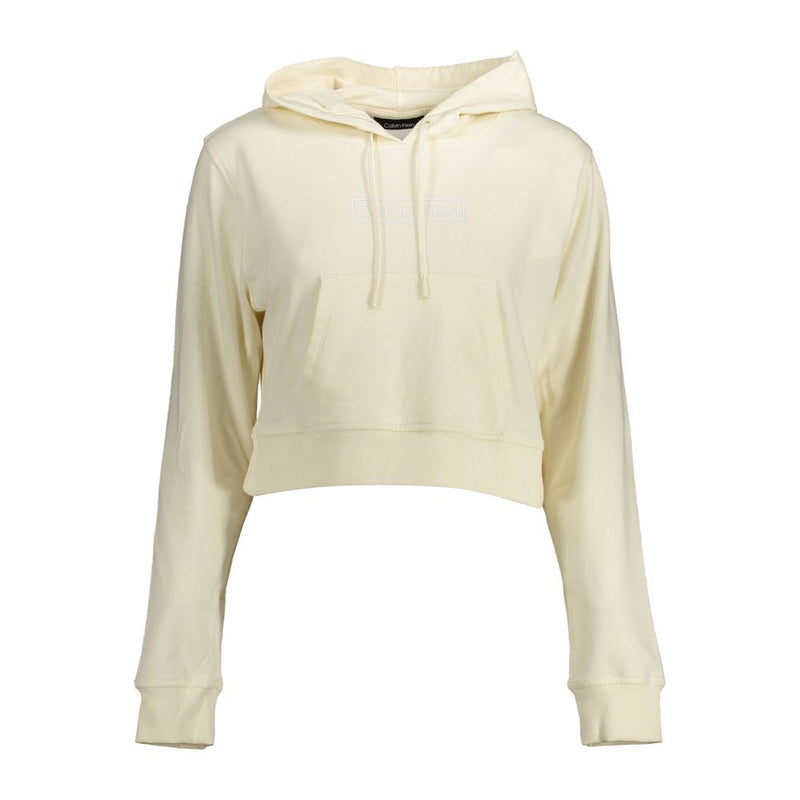 White Cotton Women Sweater Calvin Klein